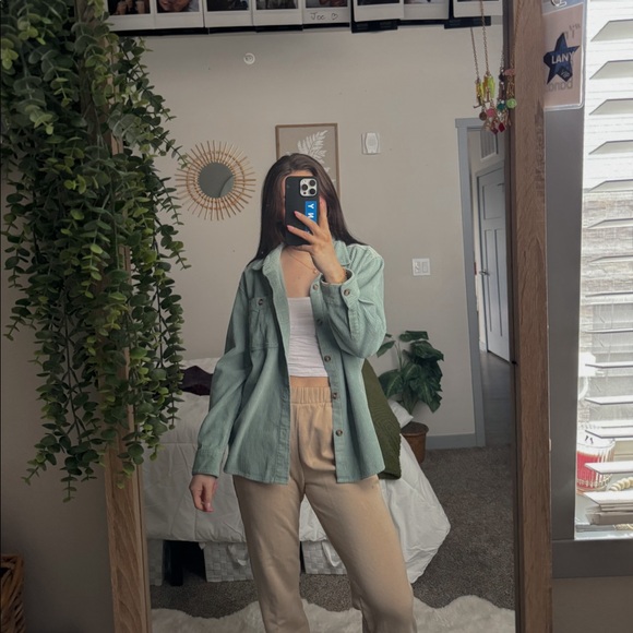 Teal corduroy - Picture 2 of 3